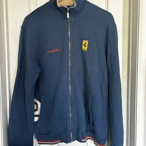 Fila Retro Heritage Ferrari Full Zip Cotton Sweatshirt - Size M